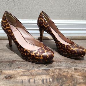 Vince Camuto Leopard Print Heels